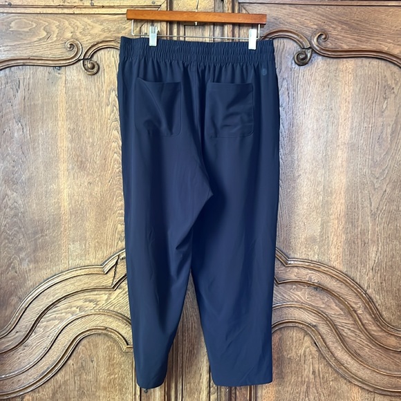 T byTalbots Women's Navy Drawstring Waist Stretch Pants - Picture 8 of 11